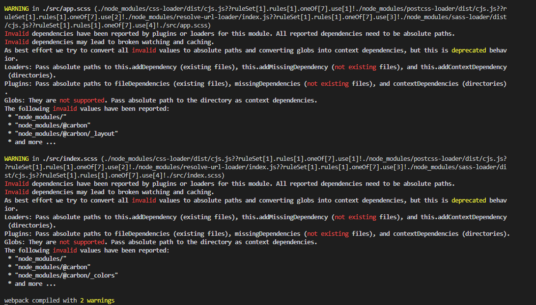 Warning about invalid dependencies · Issue #1 · Fiewor/portfolio · GitHub