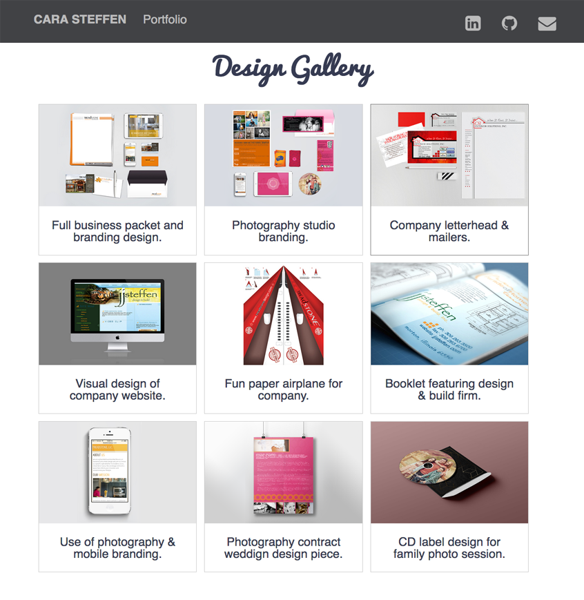 image of Graphic Design work gallery