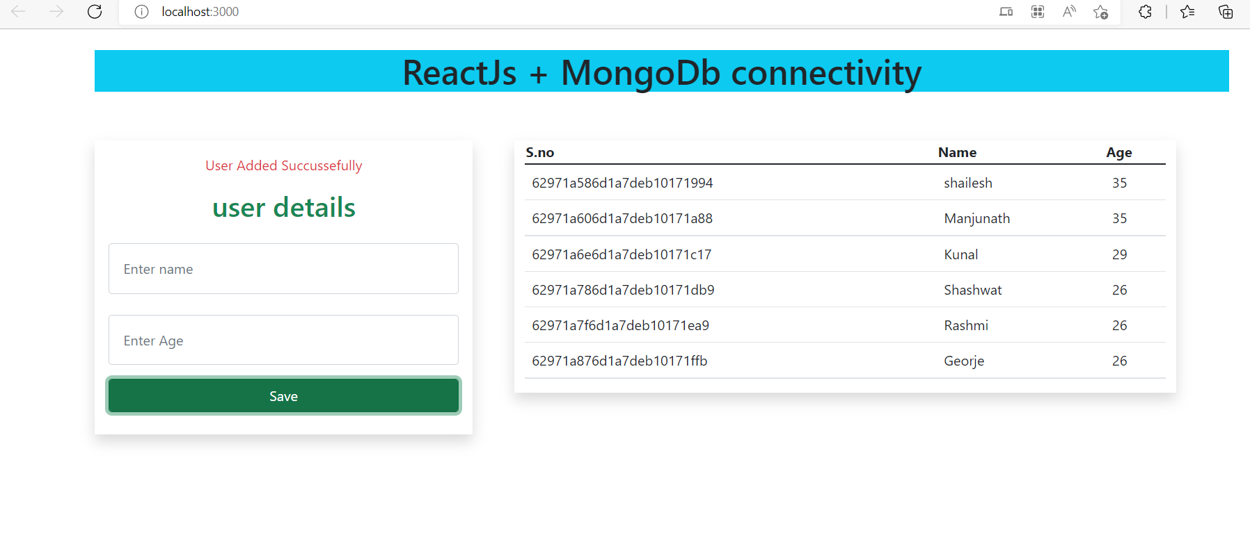 GitHub - shailesh26/React_Mongodb_connect