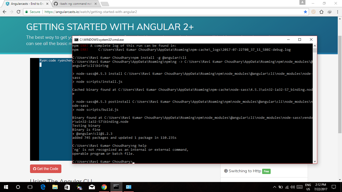 Bash Ng Command Not Found Issue 5021 Angular Angular Cli Github