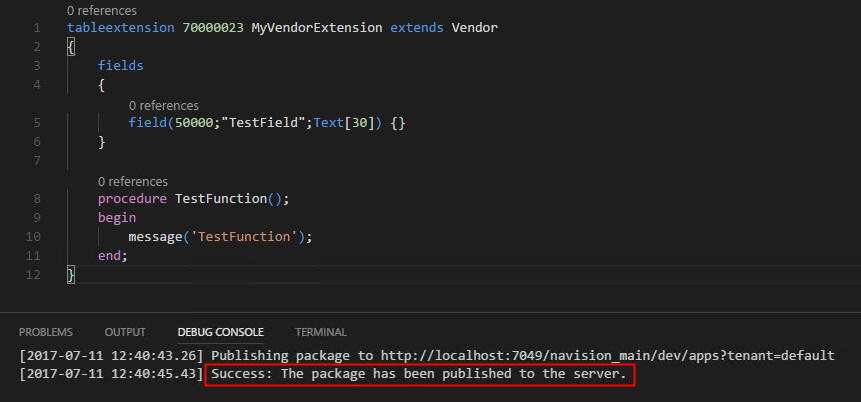 Create a tableextension to add procedure without adding field · Issue ...
