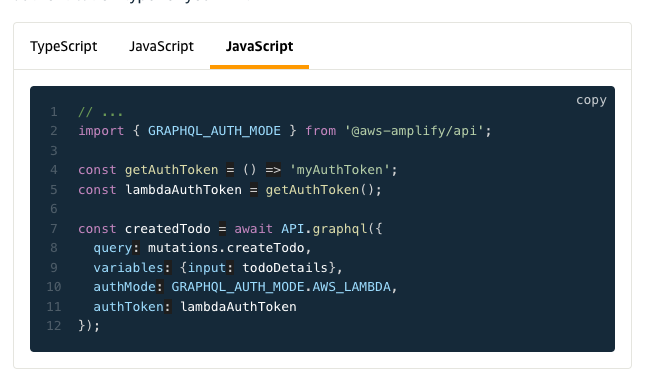 [Feedback](RN/JS) Extra Selector for JavaScript on GraphQL Configure ...