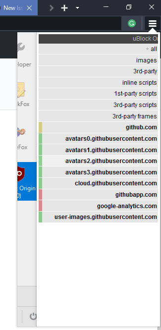 uBlock Origin UI is clipped when placed under the ≡ Menu of Firefox ...
