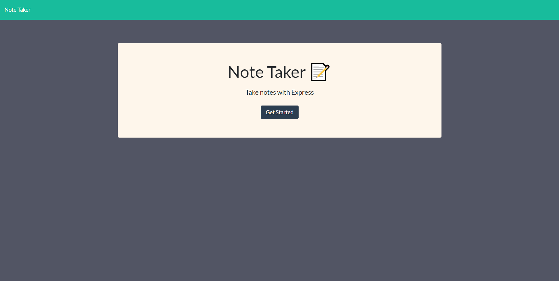 GitHub - Sharon1106/ExpressNotes: An express based, full stack web app