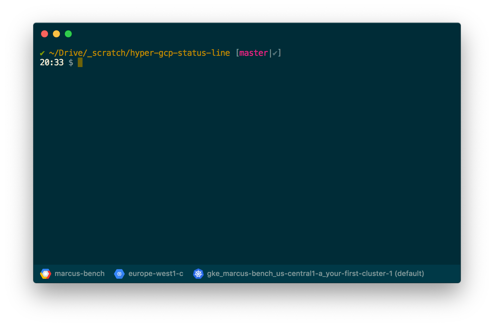 hyper-gcp-statusline