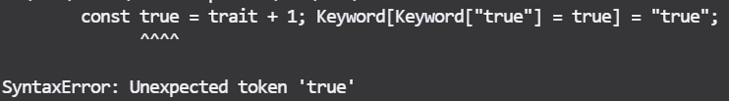 const enum doesn't allow `true` and `false` keywords · Issue #655 ...