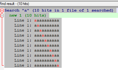 Right-click Copy in Find-result window can source redundant data ...