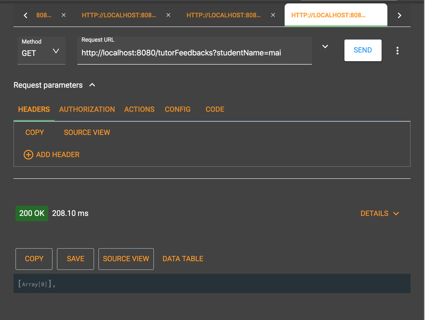 getTutorFeedback()