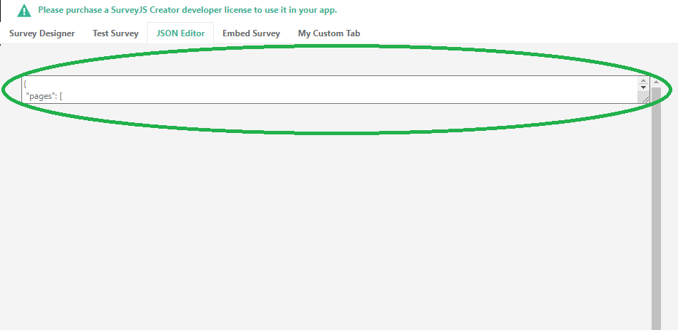 JSON editor area too small if no Ace editor loaded · Issue #851 ...