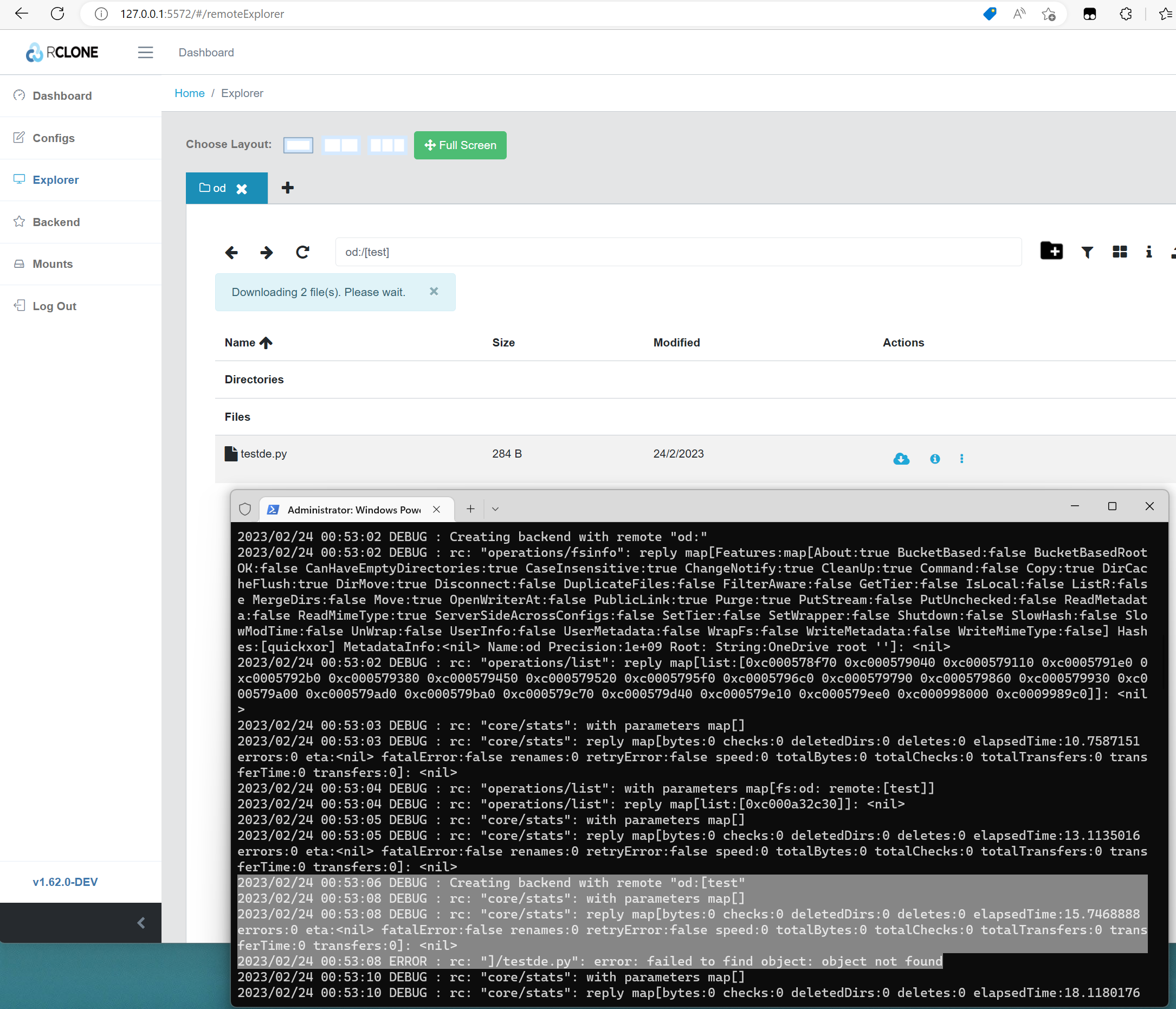 rcd fix regular expression error when folder name contain square