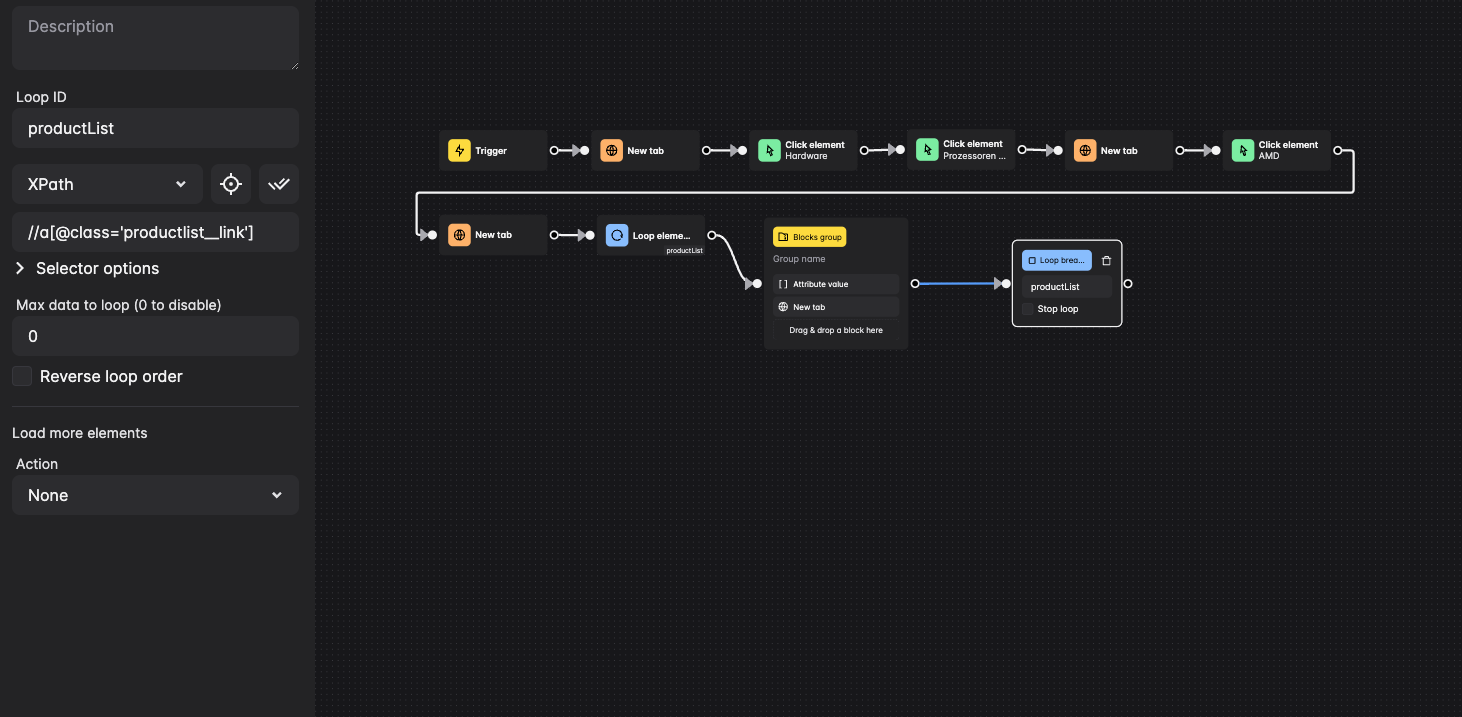 loop executes only once using variables · Issue #1125 · AutomaApp ...