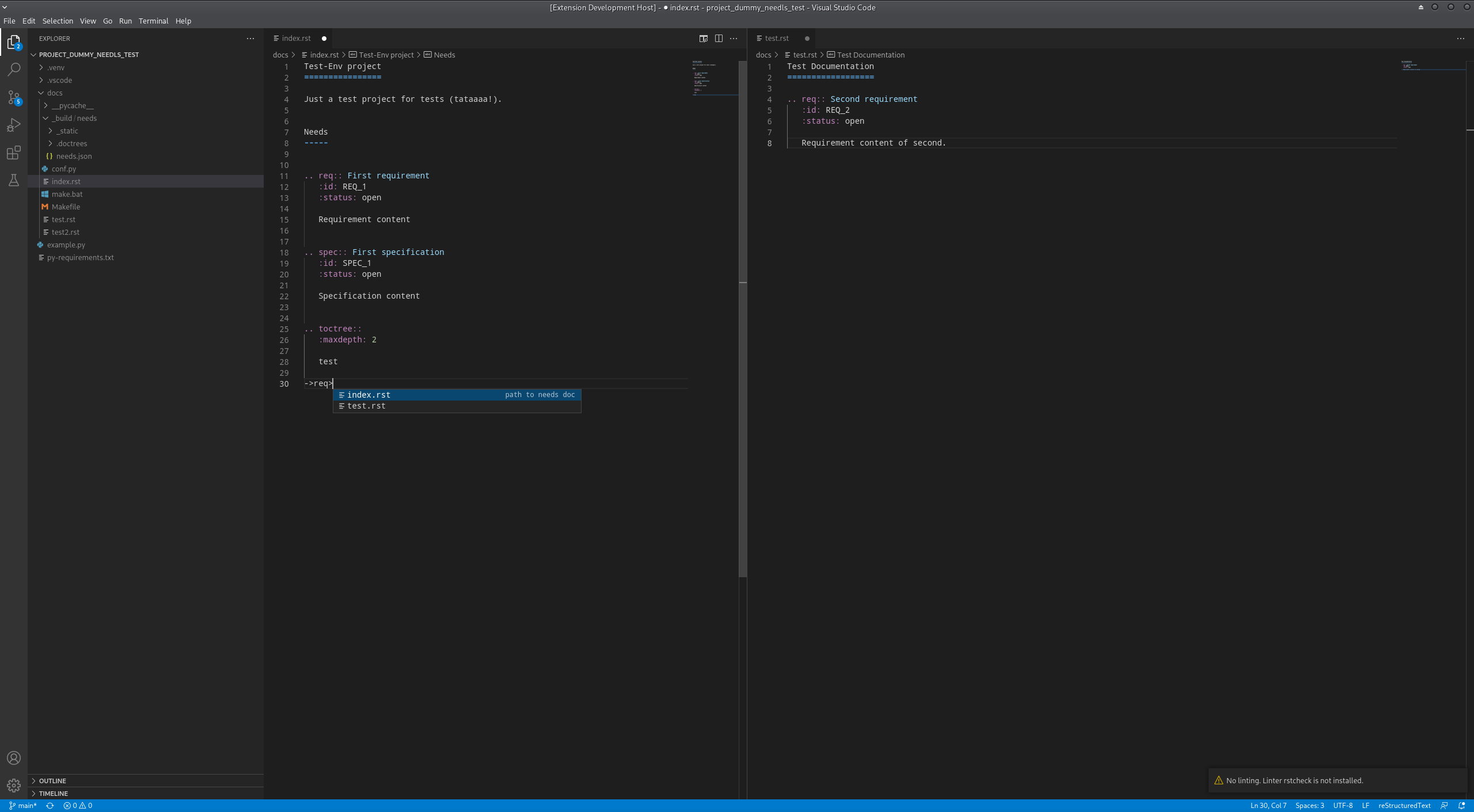 Auto completion for references works only partially · Issue 23 · open