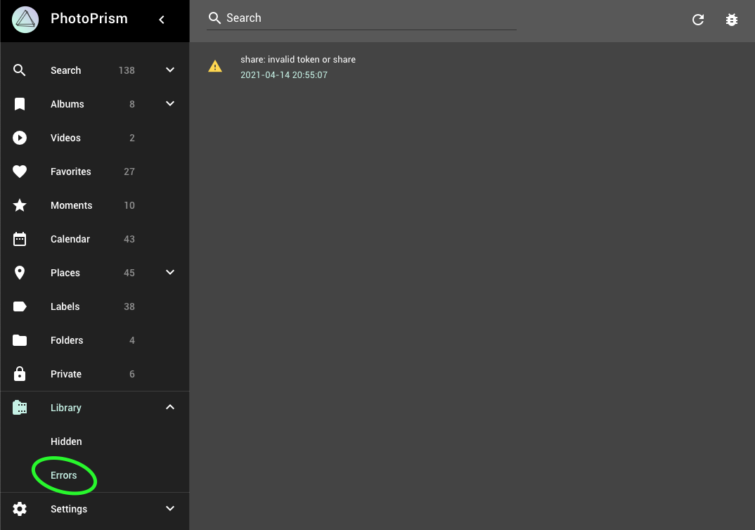 Video constantly reappears in Review · Issue 1195 · photoprism