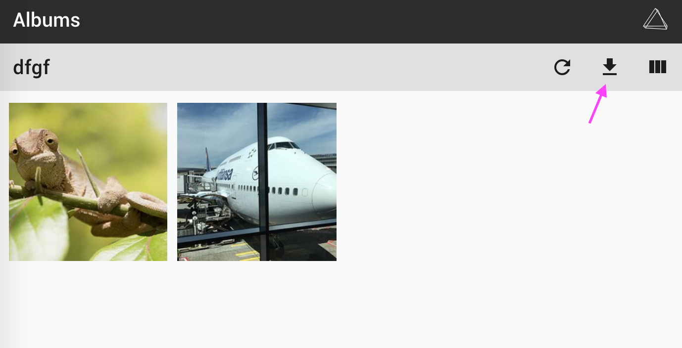 Sharing Add well visible "download as zip" button · Issue 424