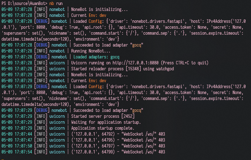 go-cqhttp连接不上 · Issue #354 · nonebot/nonebot2 · GitHub