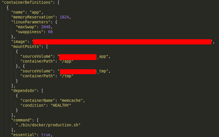 Container swap configuration not being applied · Issue #2434 · aws ...