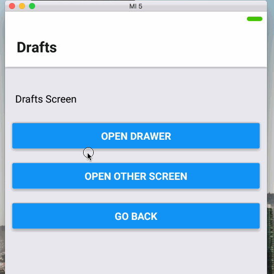 Drawer miss the close event if performed before the open animation