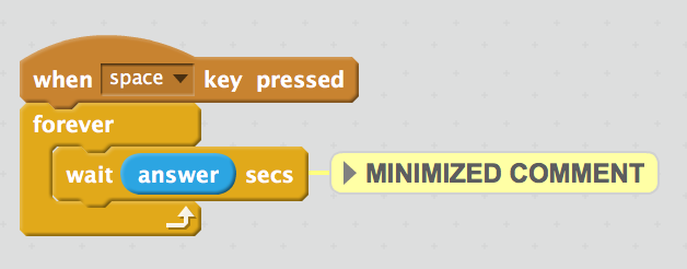 The arrow button on comments sometimes overlaps the comment text ...
