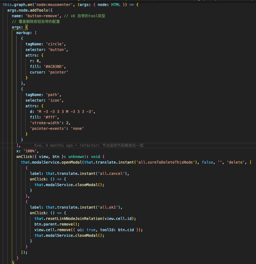删除icon位置异常 · Issue #1347 · antvis/X6 · GitHub