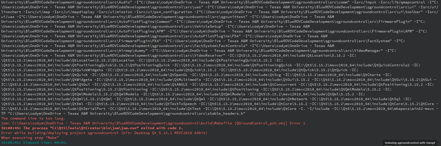 Cannot compile QGroundControl on Windows · Issue 10830 · mavlink/qgroundcontrol · GitHub