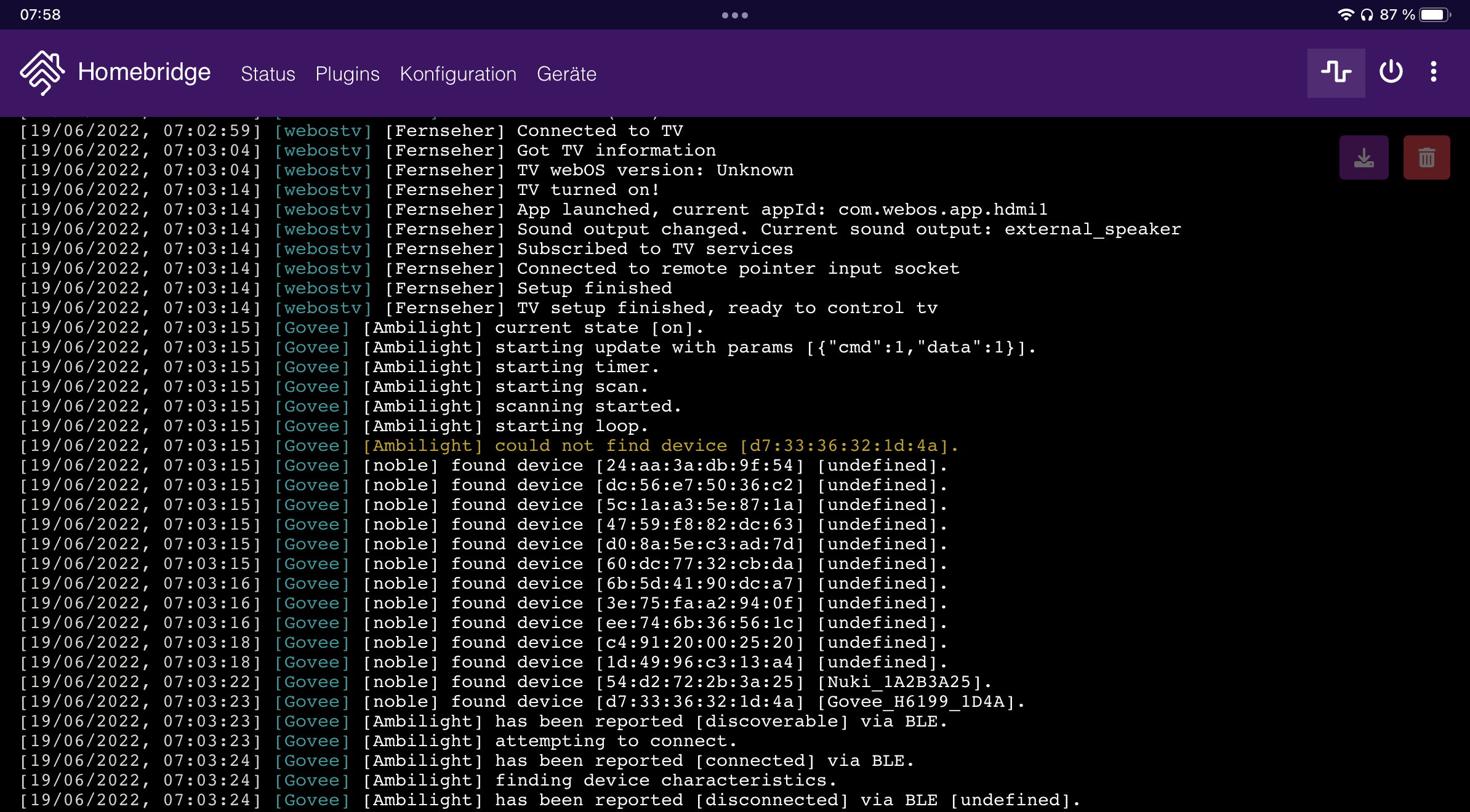 Bluetooth is disabled but is used anyway · Issue #268 · homebridge ...
