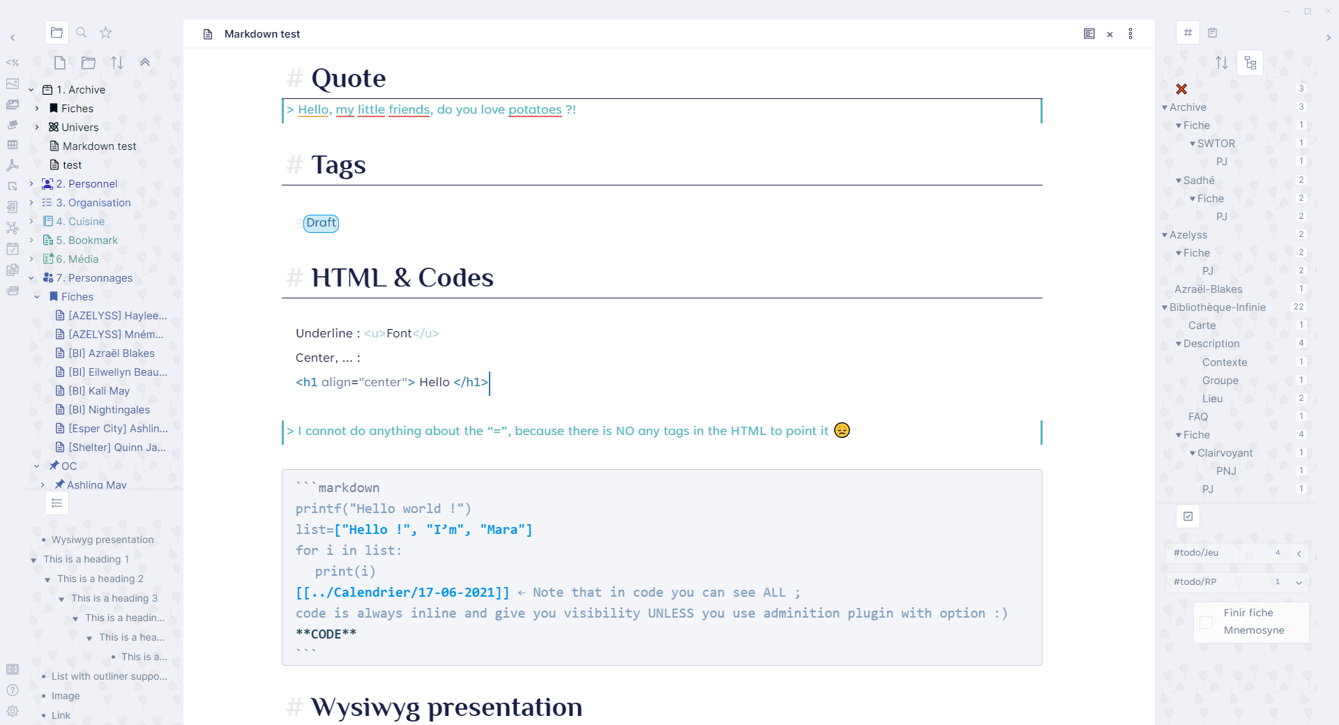 GitHub - vswraith/Obsidian-WYSIWYG: A obsidian snippet to create a fake ...