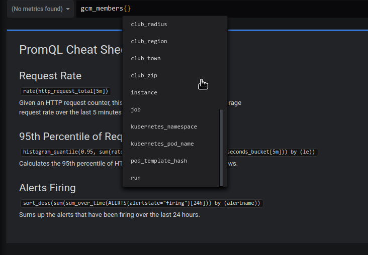 Prometheus metric not working · Issue 21608