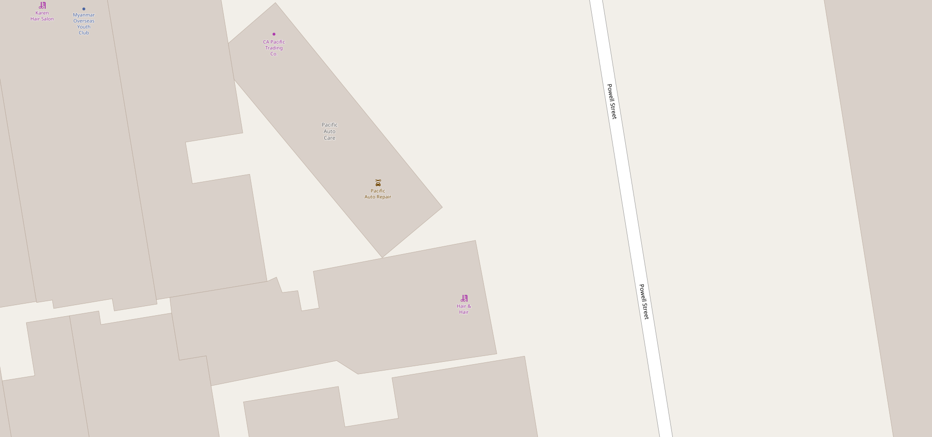 car repair wrench above