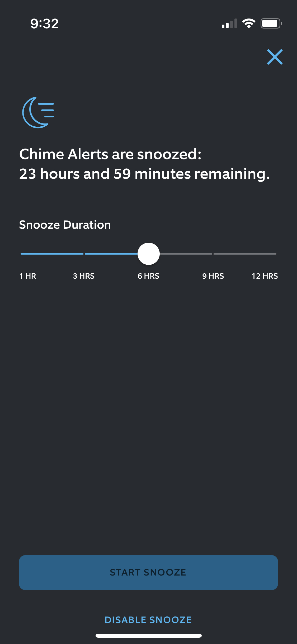 Ring Chime Snooze switch does not set the chime to snooze · Issue 1093