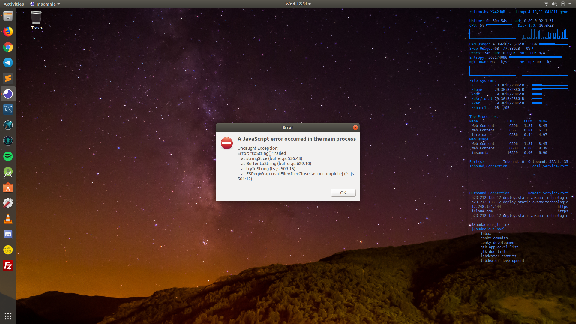 [Bug] A JavaScript error occurred in the main process · Issue #1195 ...