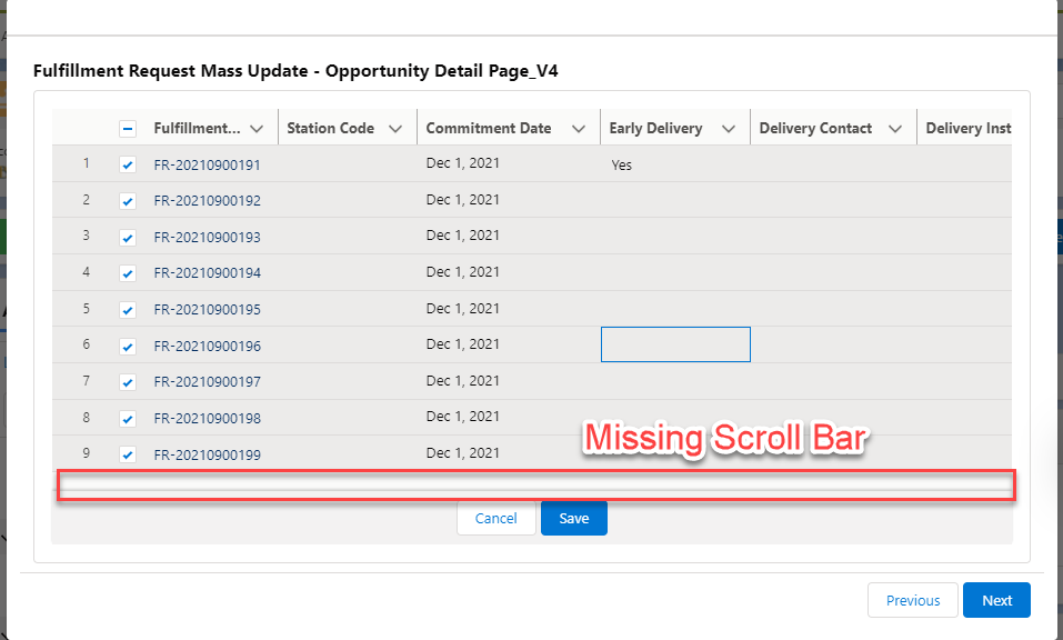 *Datatable* _ Horizontal Scrollbar _ Horizontal Scrollbar Missing