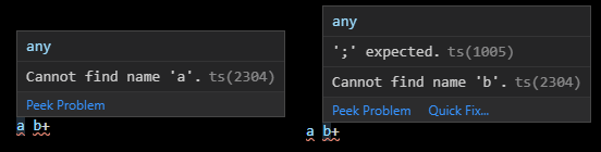 "No quick fixes available" in problem popup is noise · Issue #86933 ...