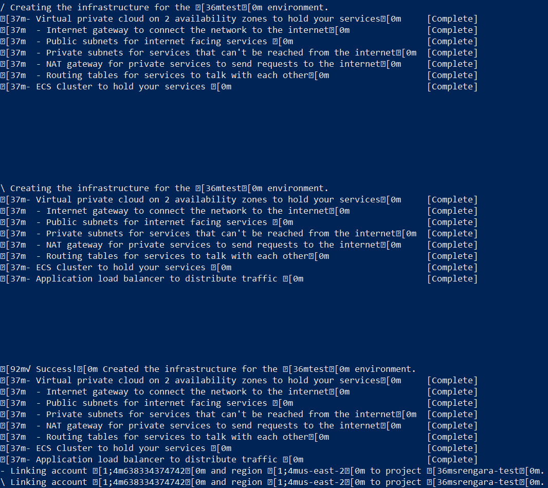 Bug Bash Feedback: Powershell repeats the output of the environment ...