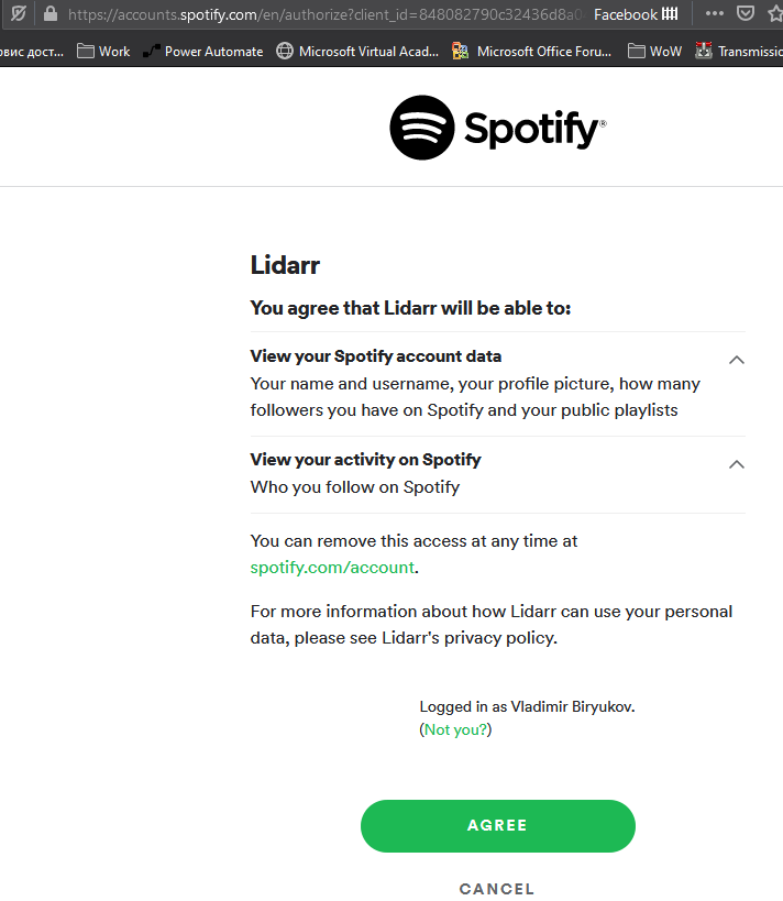 Spotify OAuth token not saved/handled · Issue #1168 · Lidarr/Lidarr ...