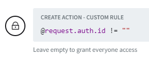 How to create an API rule which checks if the request user is valid ...