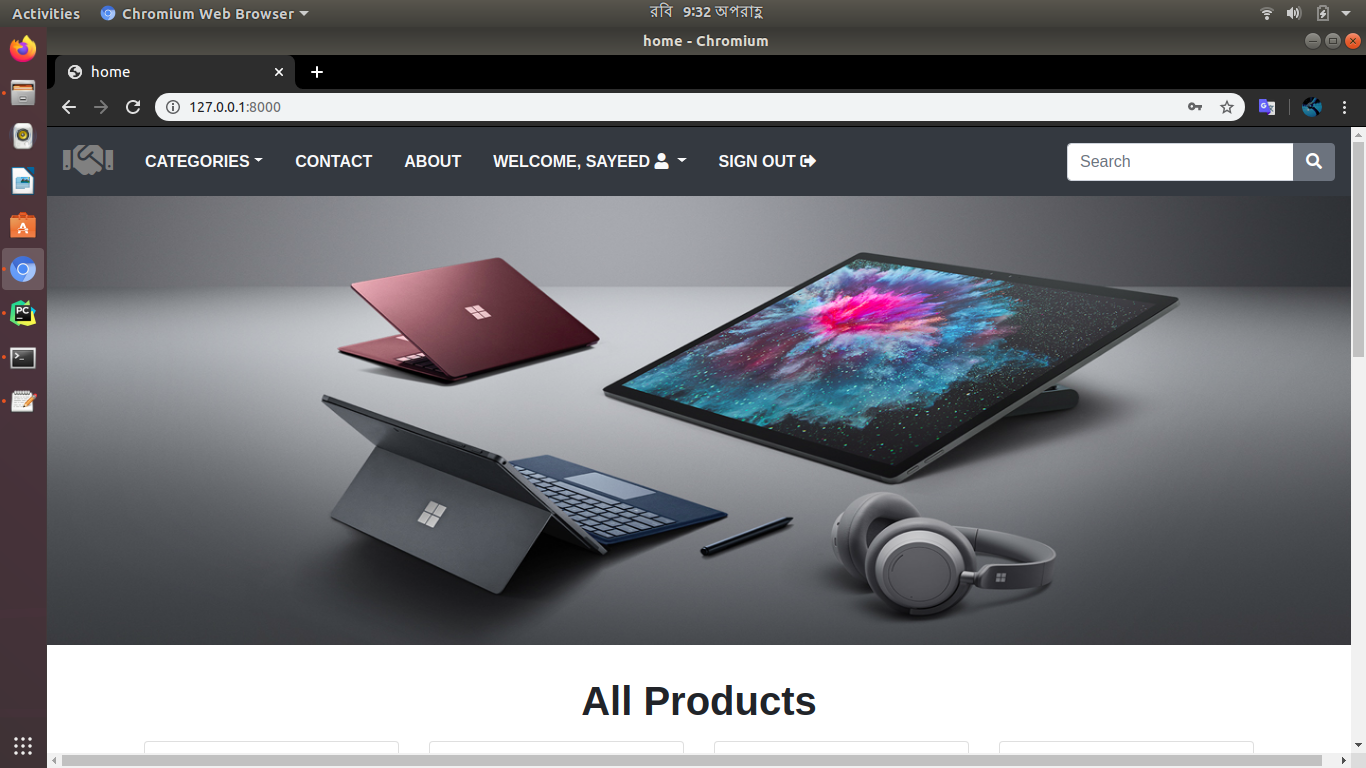 GitHub - Sayeed444/E-commearce: Django E-commerce web application · GitHub