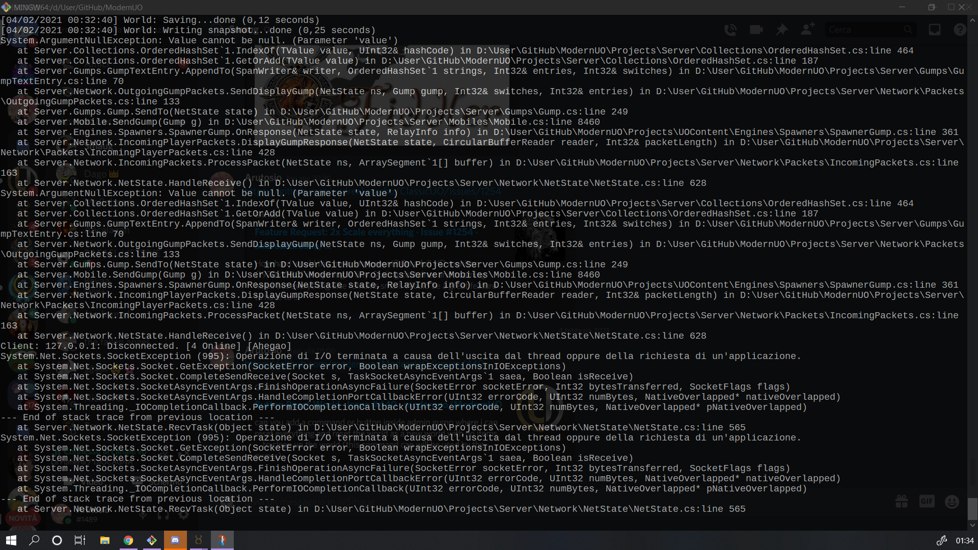 Bug: button spawn gump · Issue #445 · modernuo/ModernUO · GitHub