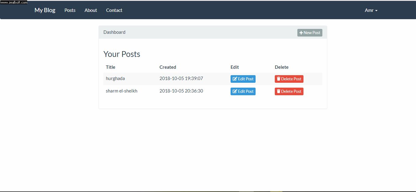 GitHub - Amrmohmed/simple-blog: simple blog with simple dashboard (Crud)