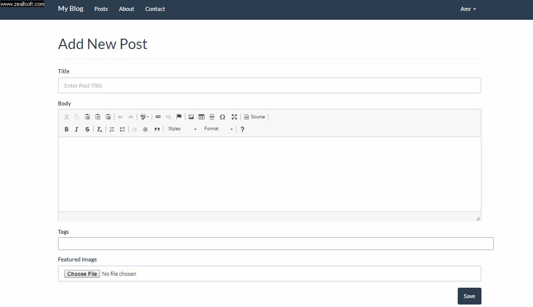 GitHub - Amrmohmed/simple-blog: simple blog with simple dashboard (Crud)