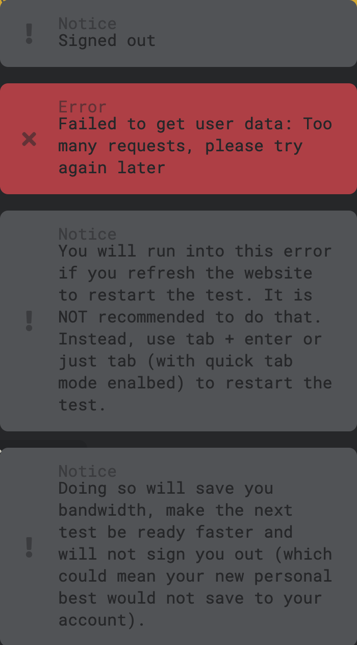 Locked out of account · Issue #1967 · monkeytypegame/monkeytype · GitHub