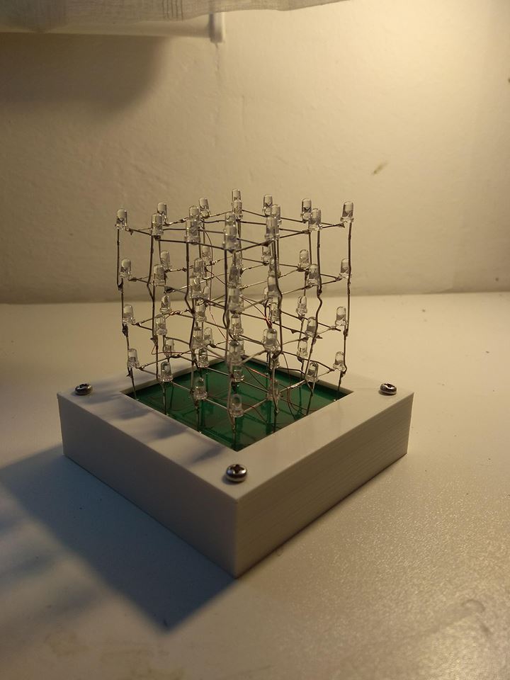 GitHub - PCrnjak/Led-Cube: Files for 4x4x4 led cube