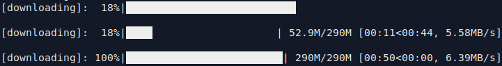 Leftover progress bar and newline added on resize to smaller terminal ...