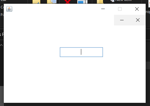 Elements and layout doesn't show up when launching the jar build ...