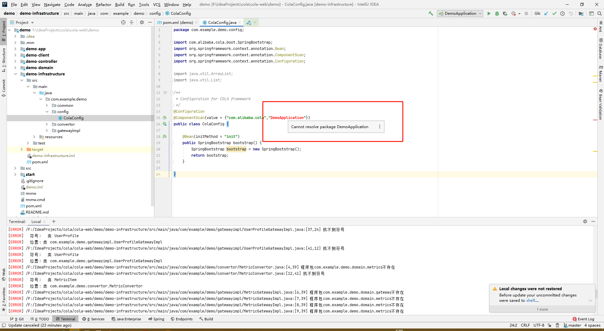 @ComponentScan Cannot resolve package DemoApplication · Issue #191 ...