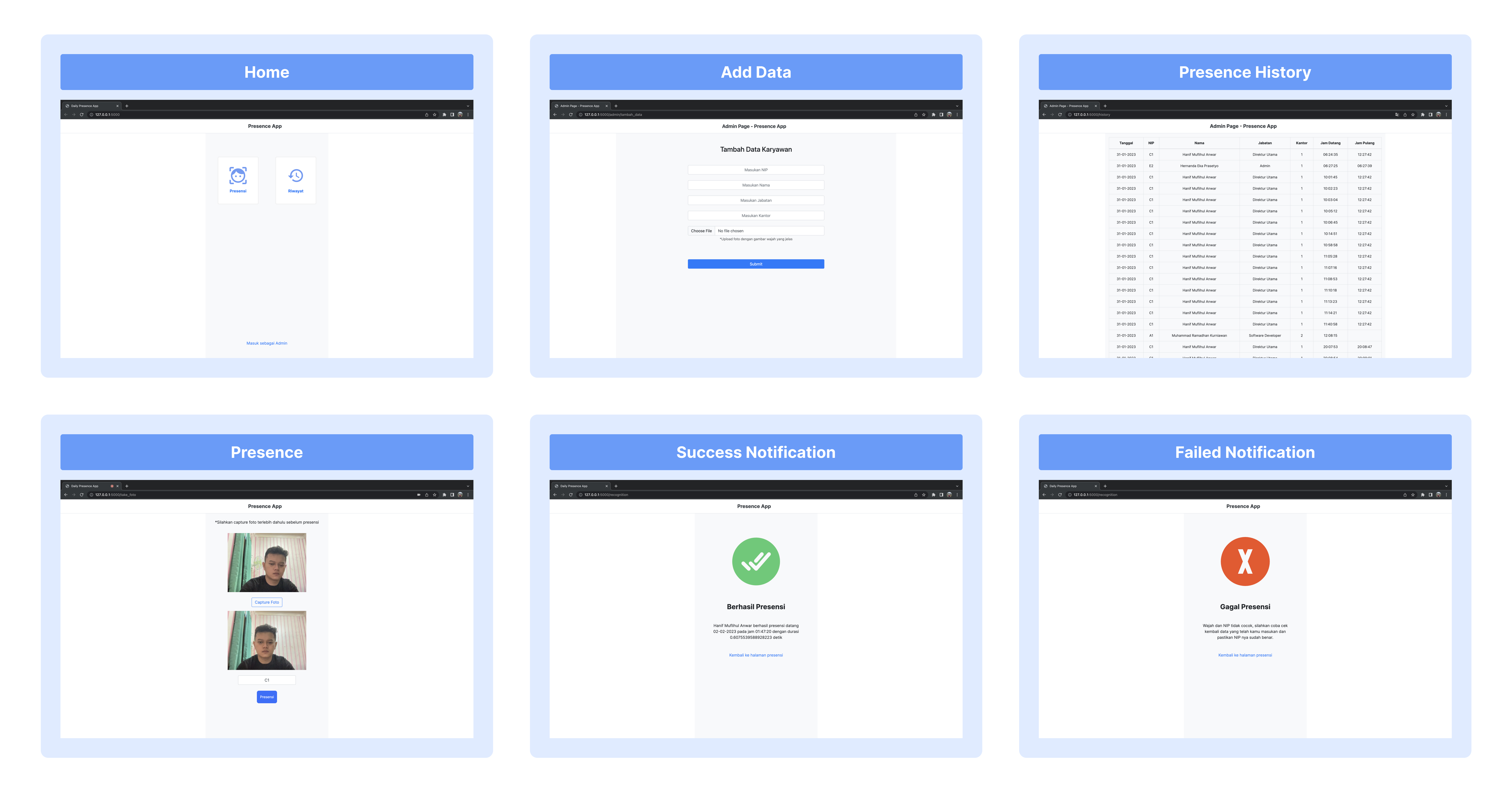 GitHub - hanifma/FaceRecognitionForPresenceApp: Face Recognition ...