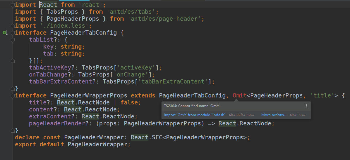 使用webstorm发现报了很多错误 · Issue #5134 · ant-design/ant-design-pro · GitHub