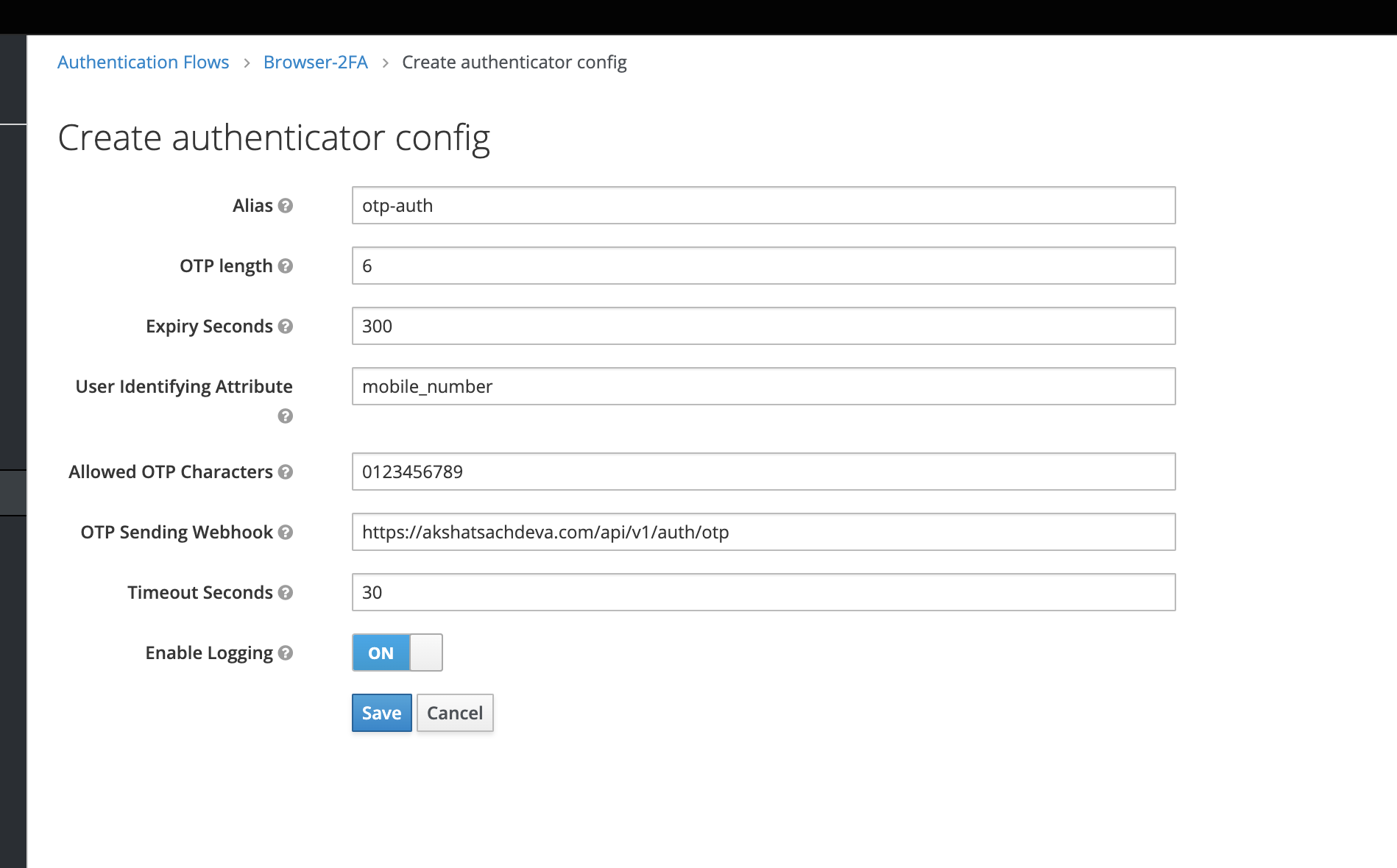 GitHub akshatsachdeva/keycloakotpwebhook Keycloak authentication