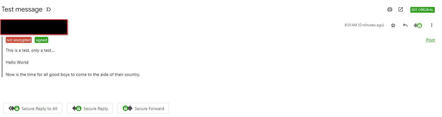 user question: signed message is in encrypted format · Issue #4988 ...