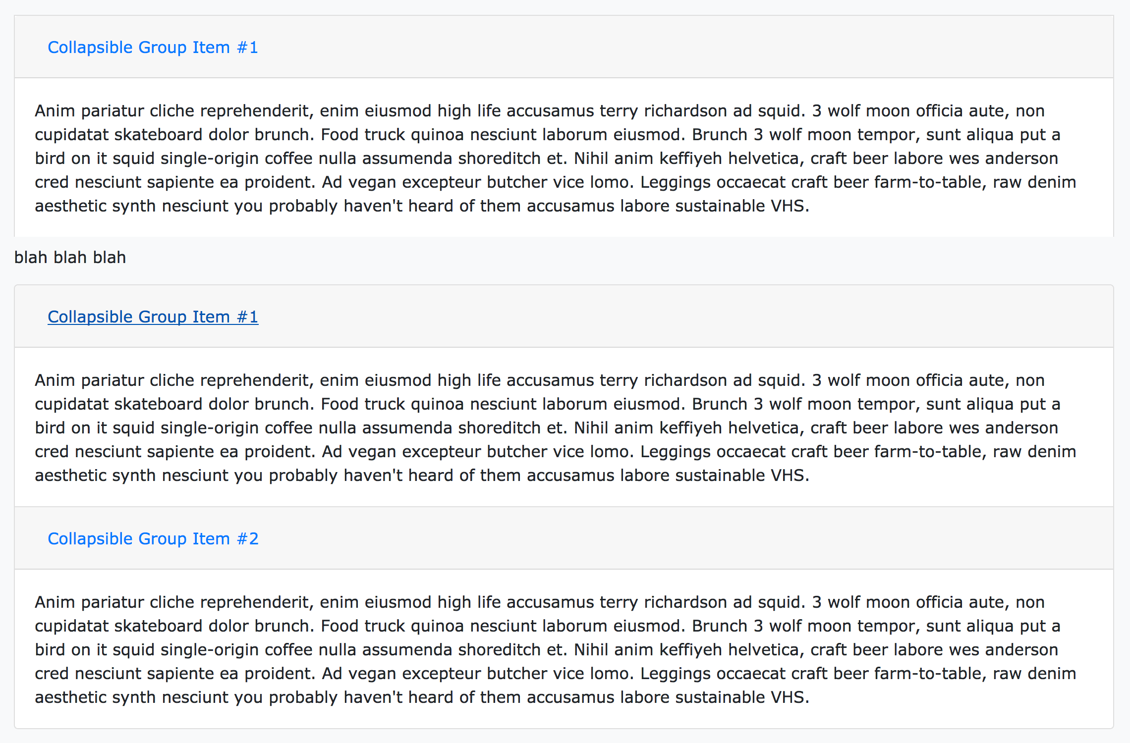 Border cardgroup doesn't work in a accordion collapse · Issue 26556