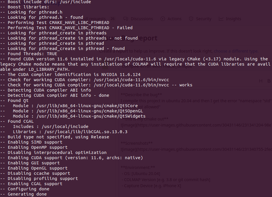 compile error with make_unique · Issue #1878 · colmap/colmap · GitHub